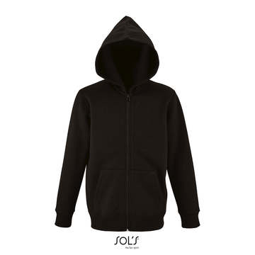 Felpa Kids Zip Hoodie Stone – 02092 – Sol’s