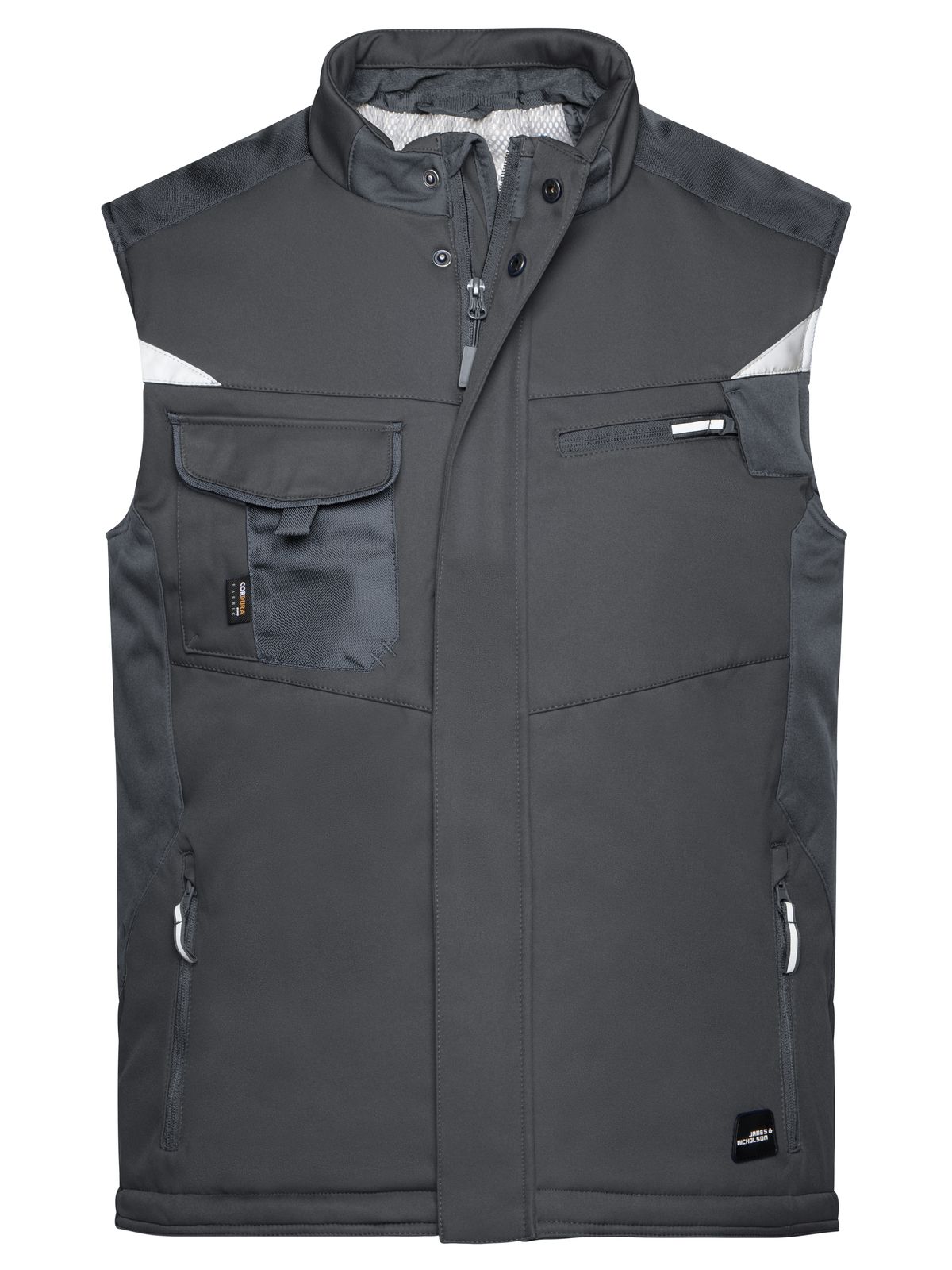 Craftsmen Softshell Vest - JN825 - James & Nicholson - immagine 2