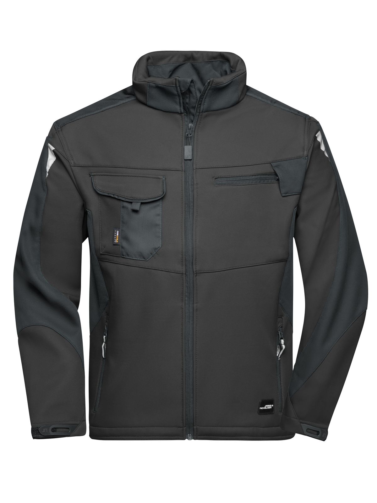Workwear Softshell Jacket -STRONG- - JN844 - James & Nicholson - immagine 2