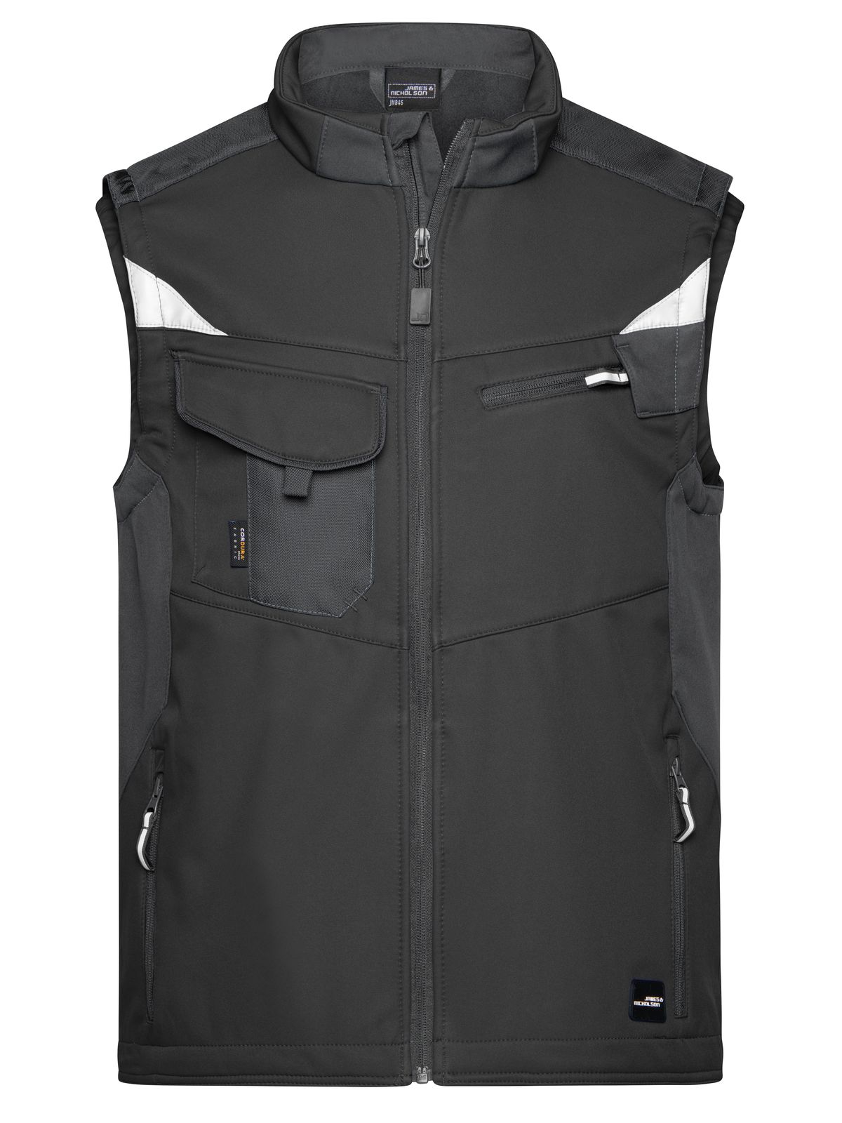 Workwear Softshell Vest - JN845 - James & Nicholson - immagine 2