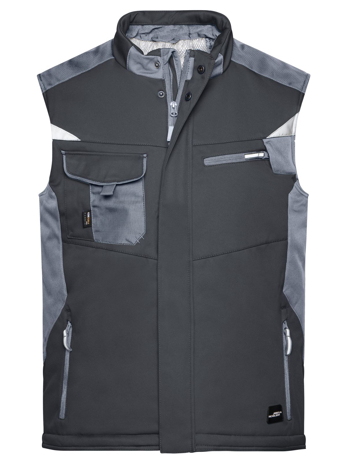 Craftsmen Softshell Vest - JN825 - James & Nicholson - immagine 3