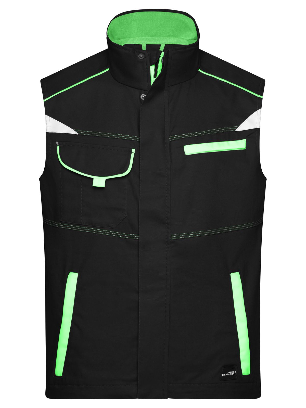 Workwear Vest-Level 2 - JN850 - James & Nicholson - immagine 2