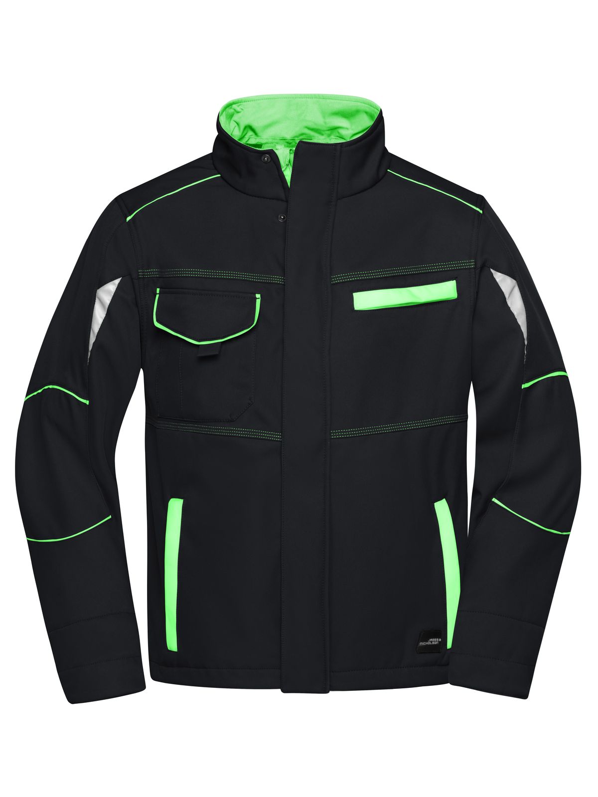 Workwear Softshell Jacket-Level 2 - 851 - James & Nicholson - immagine 2