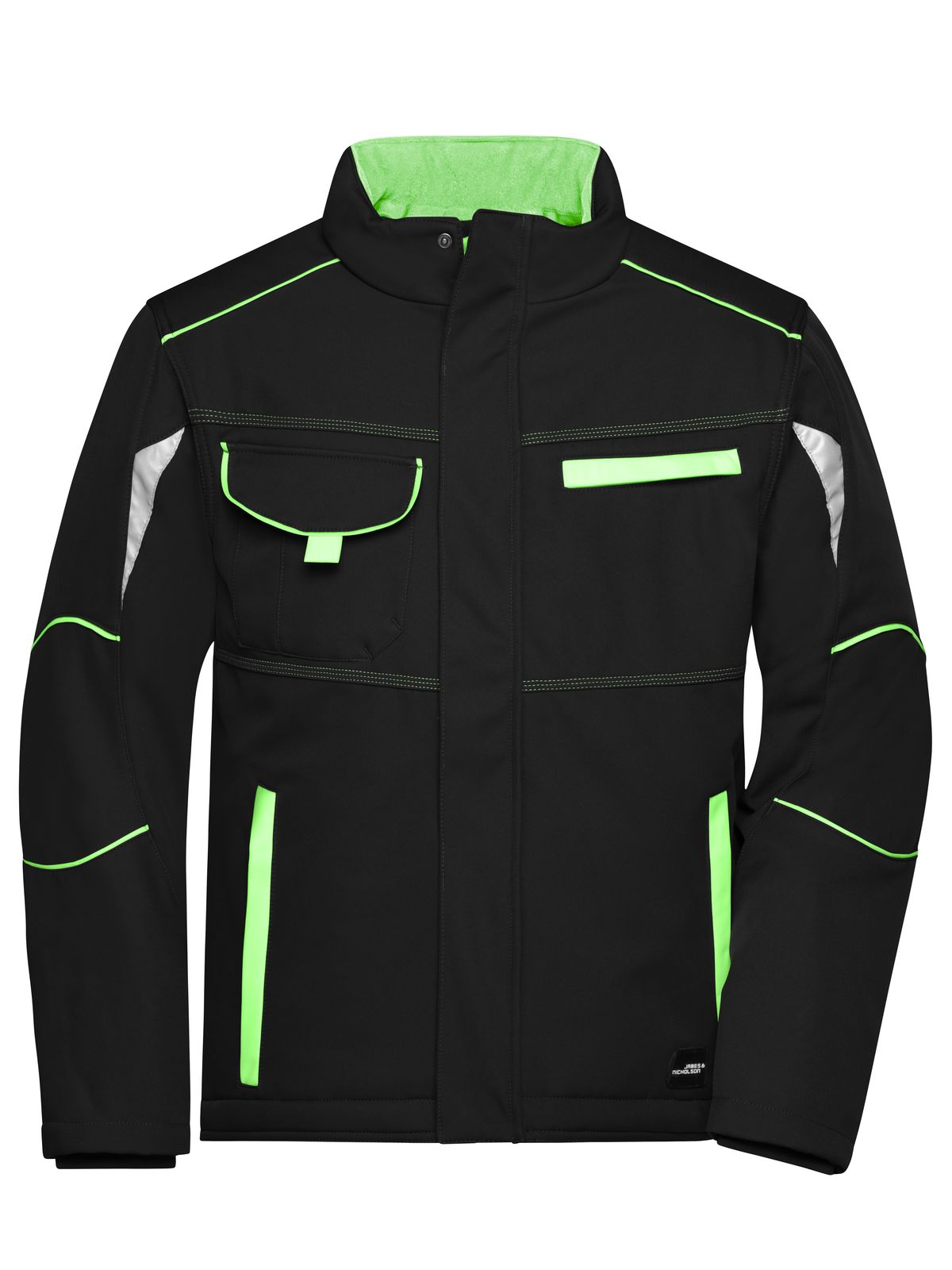 Workwear Softshell Padded Jacket-Level 2 - 853 - James & Nicholson - immagine 2