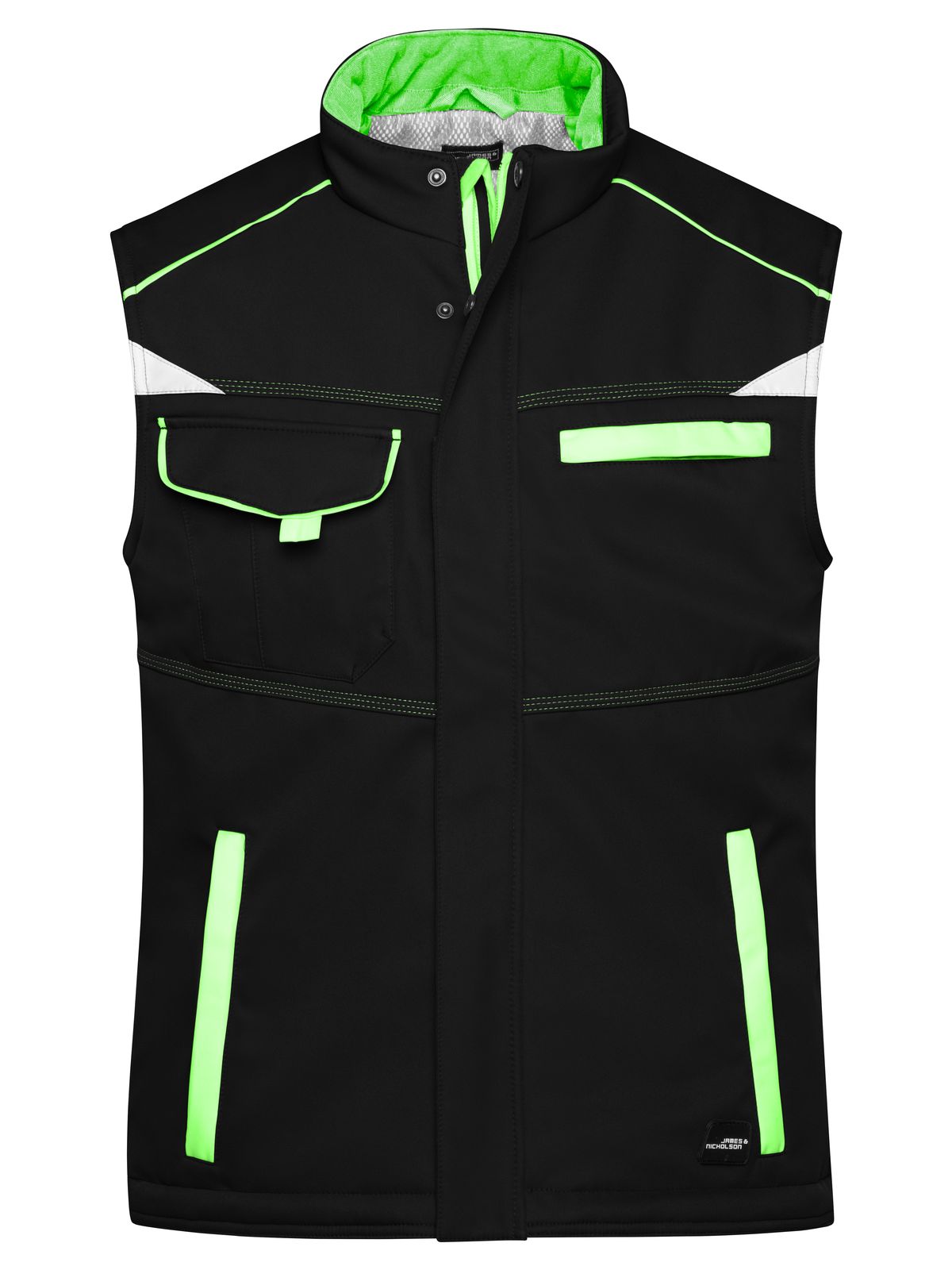 Workwear Softshell Padded Vest-Level 2 - JN854 - James & Nicholson - immagine 2