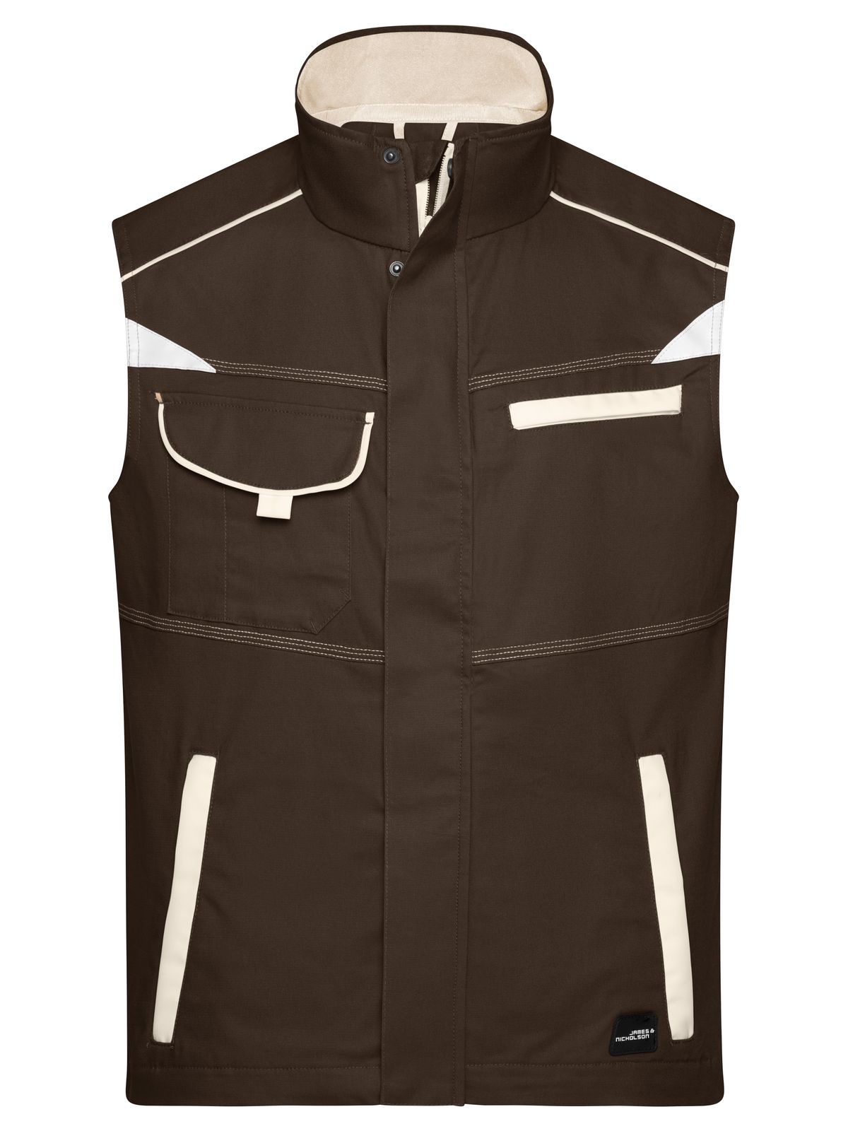 Workwear Vest-Level 2 - JN850 - James & Nicholson - immagine 3