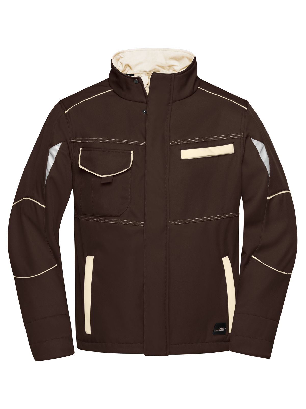 Workwear Softshell Jacket-Level 2 - 851 - James & Nicholson - immagine 3