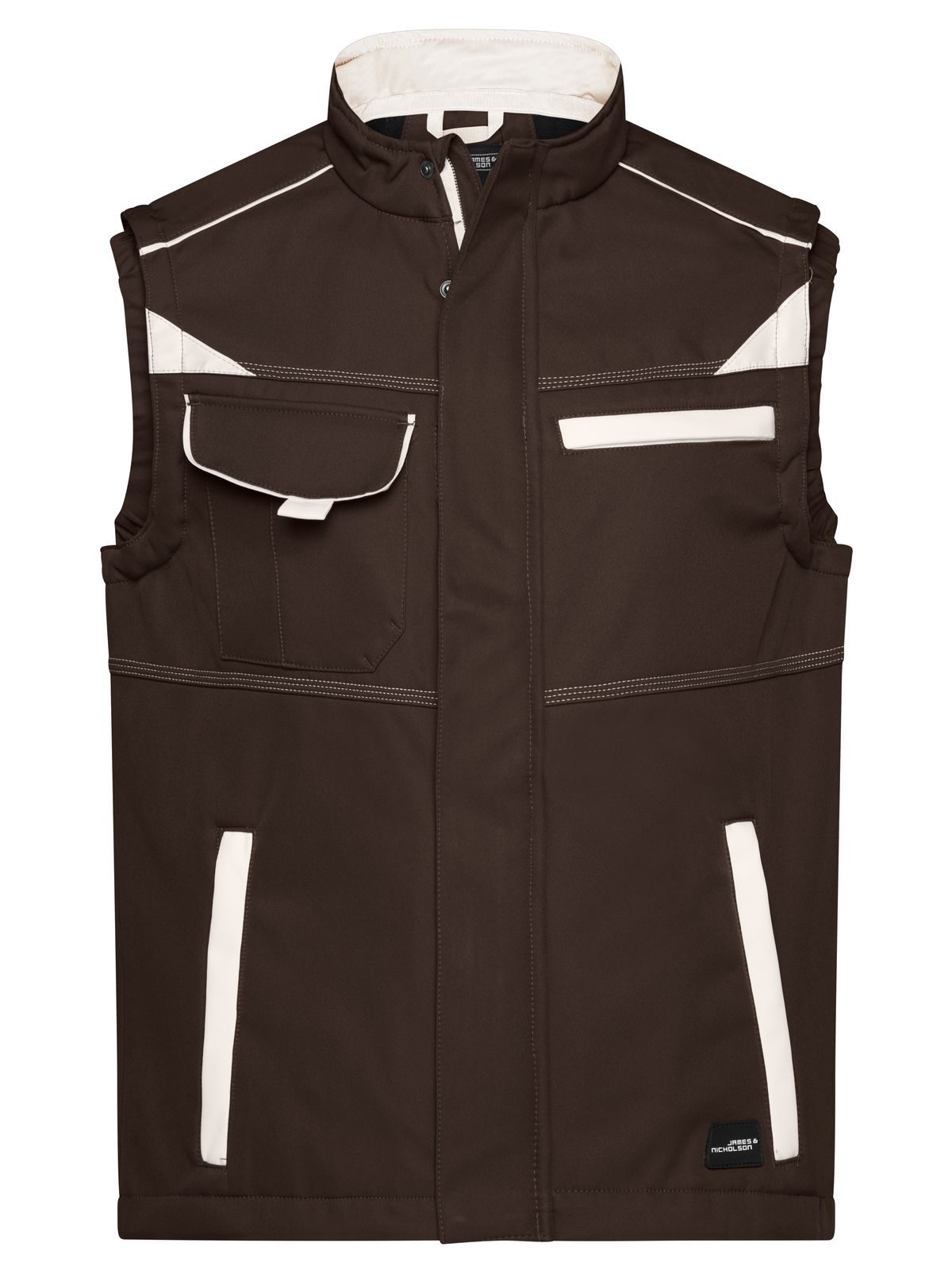 Workwear Softshell Vest-Level 2 - JN852 - James & Nicholson - immagine 3