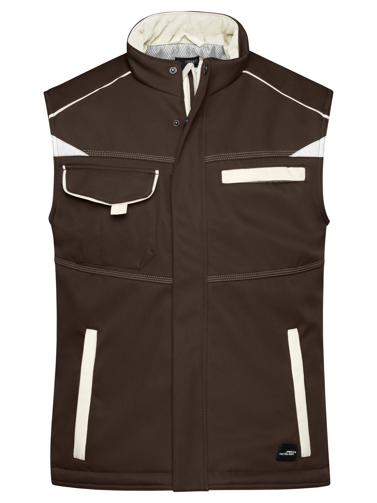 Workwear Softshell Padded Vest-Level 2 - JN854 - James & Nicholson - immagine 3