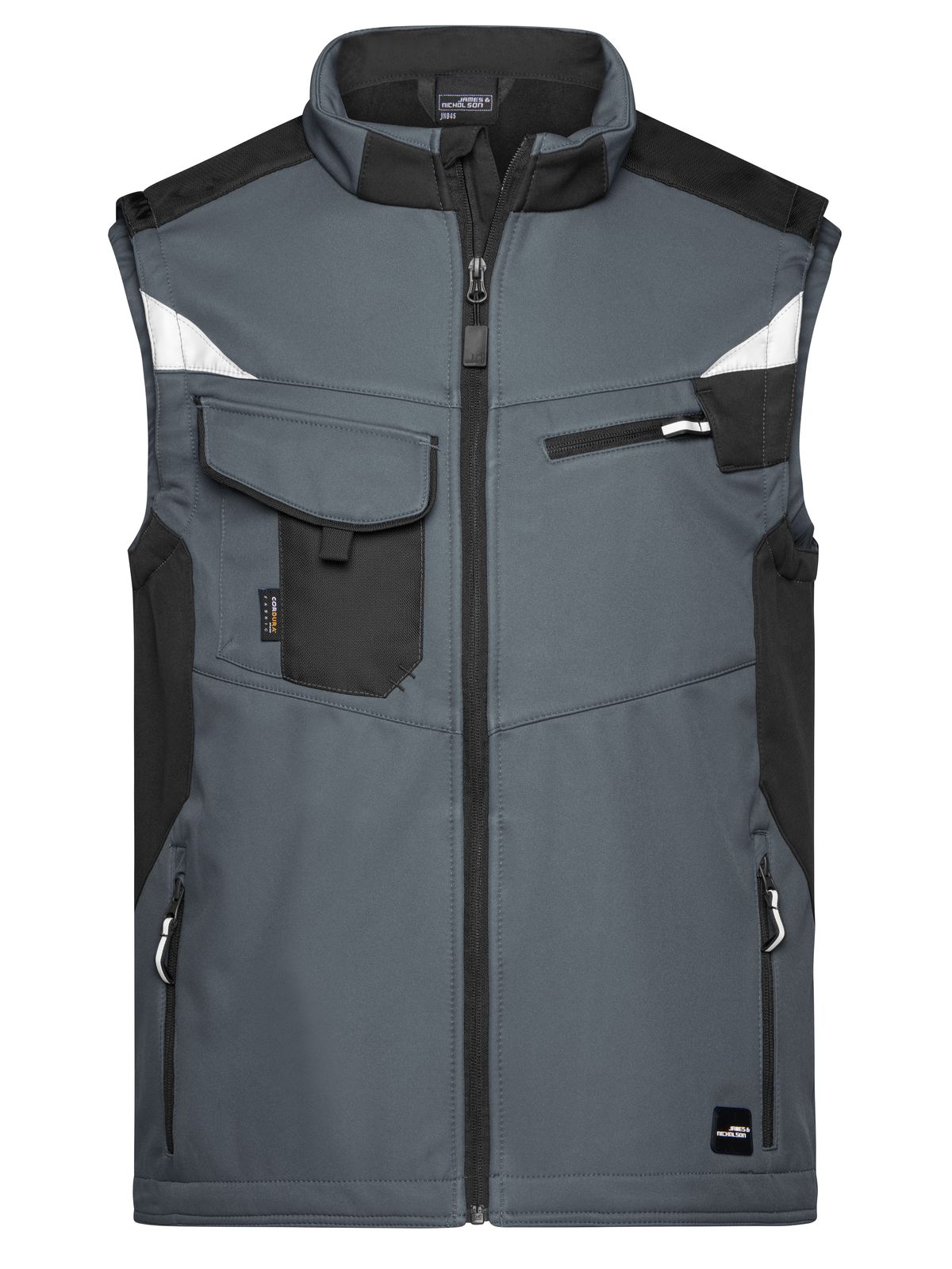 Workwear Softshell Vest - JN845 - James & Nicholson - immagine 4