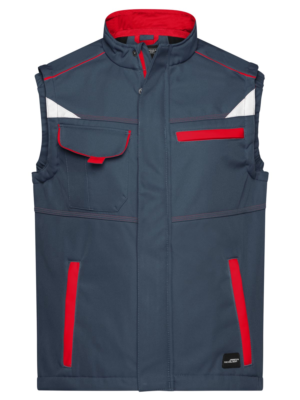 Workwear Softshell Vest-Level 2 - JN852 - James & Nicholson - immagine 4