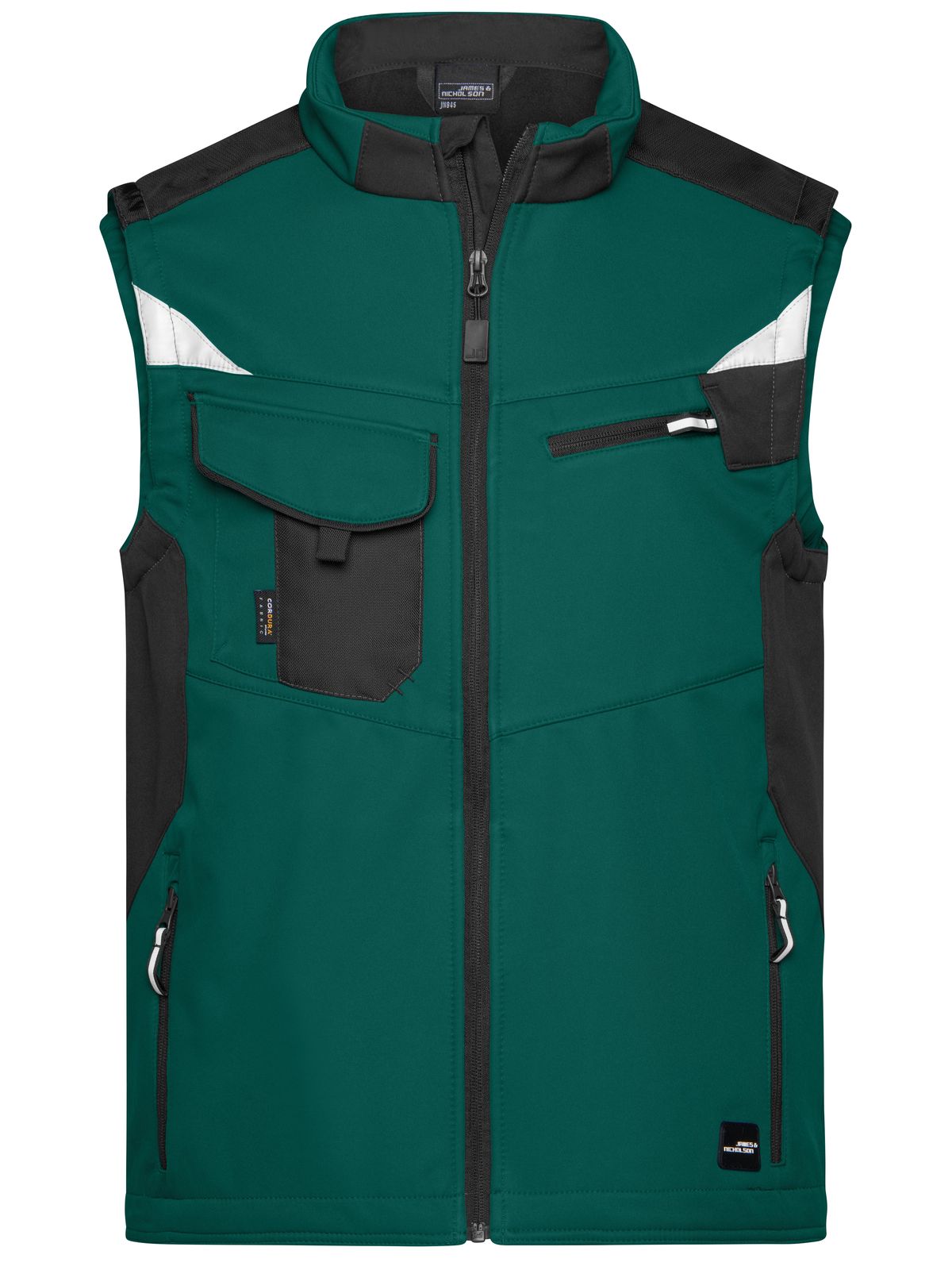 Workwear Softshell Vest - JN845 - James & Nicholson - immagine 5
