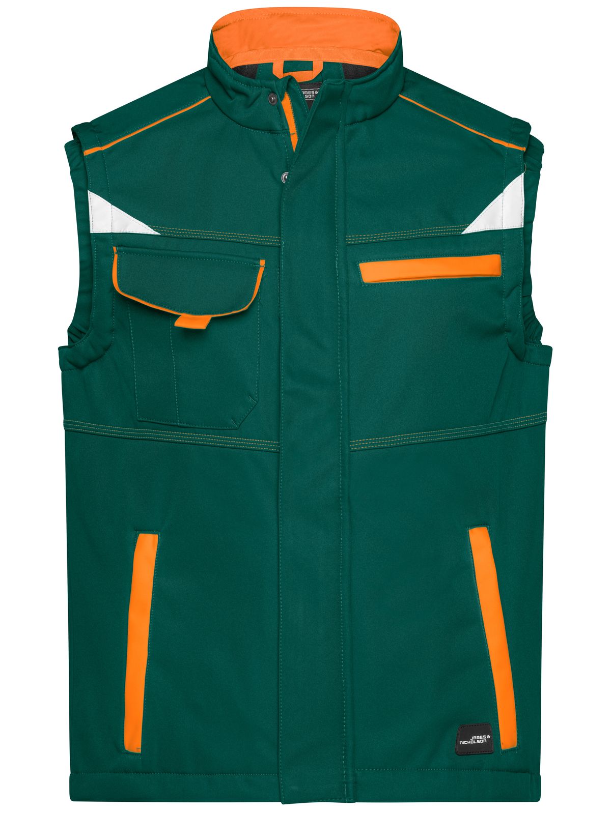 Workwear Softshell Vest-Level 2 - JN852 - James & Nicholson - immagine 5