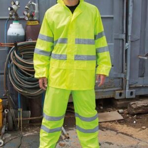 High Viz Waterproof Suit - R216X - Result