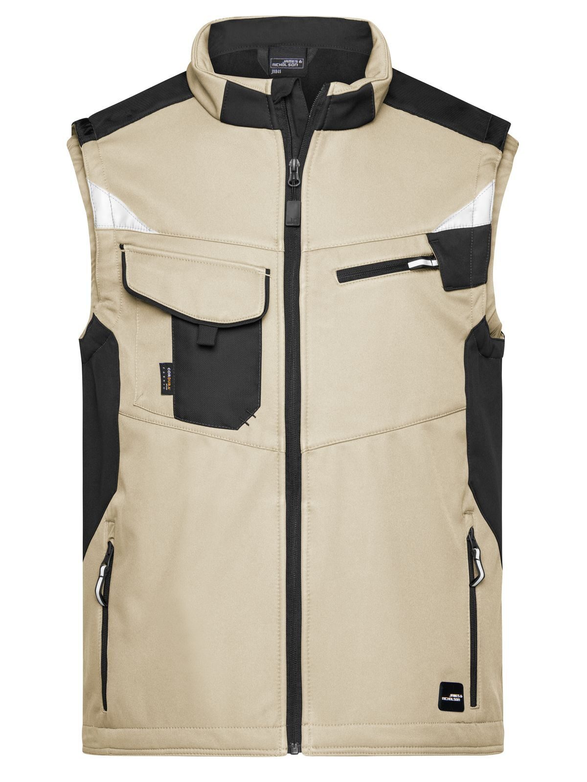 Workwear Softshell Vest - JN845 - James & Nicholson - immagine 8