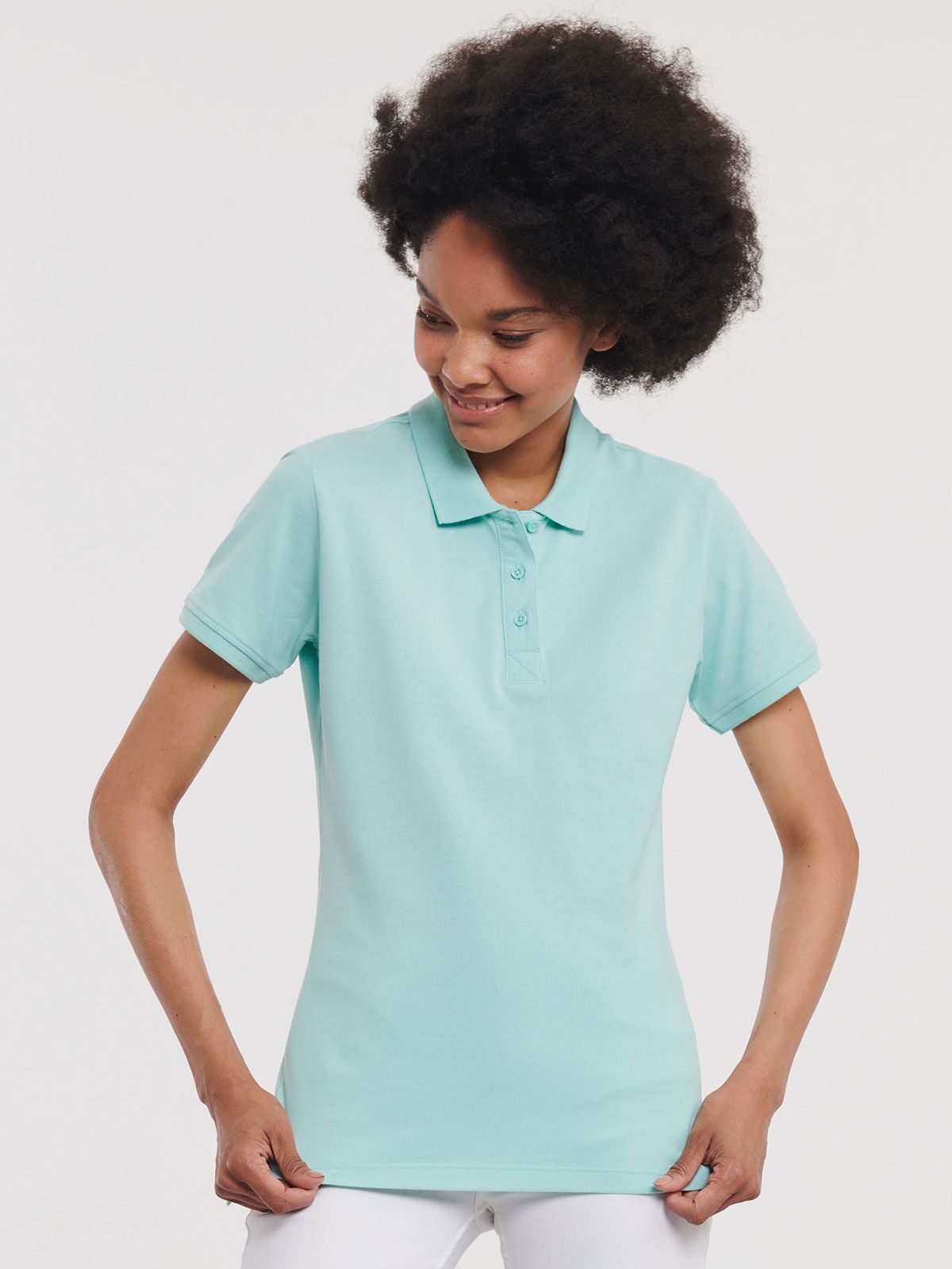 Ladies’ Pure Organic Polo – 0R508F0 – Russell