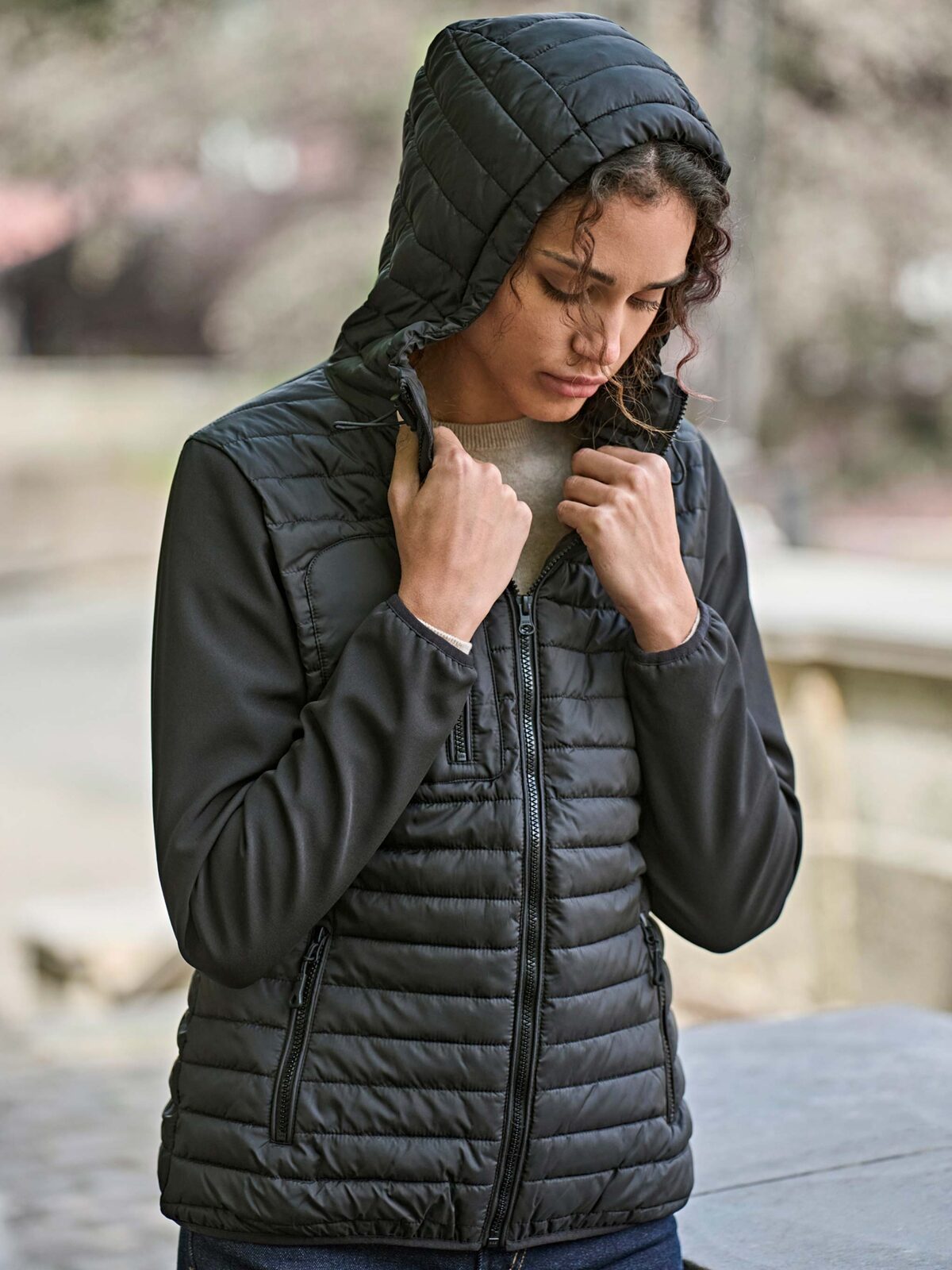 Women´s Hooded Crossover Jacket – 9629 – Tee Jays