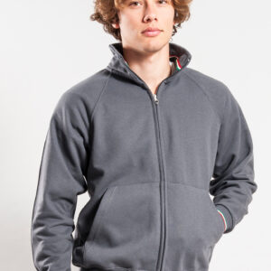 Jacket Tricol. Felpa Zip Lunga 50/50% Cot/Pol 280g Nero ECO XS - IT220 - Vesti