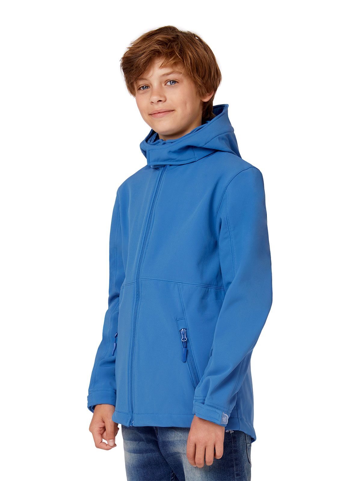 Kids´ Hooded Softshell Jacket – JK969 – B&C