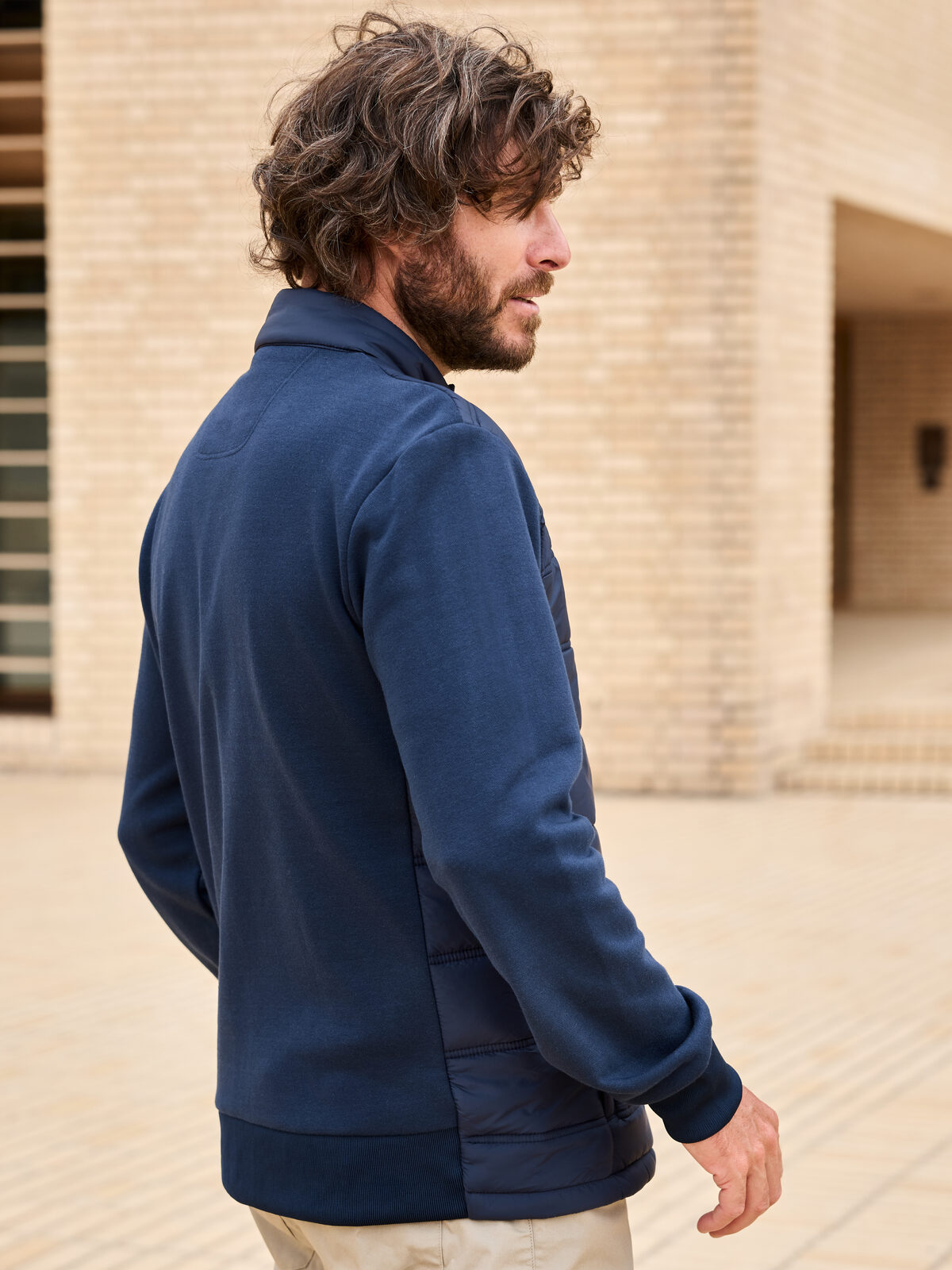 Men´s Hybrid Sweat Jacket – JN1124 – James & Nicholson