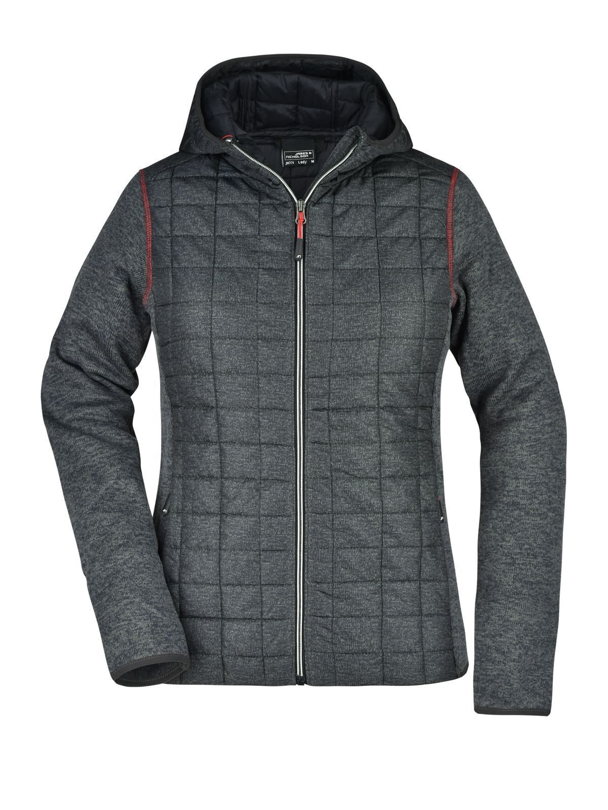 Ladies´ Knitted Hybrid Jacket - JN771 - James & Nicholson - immagine 2