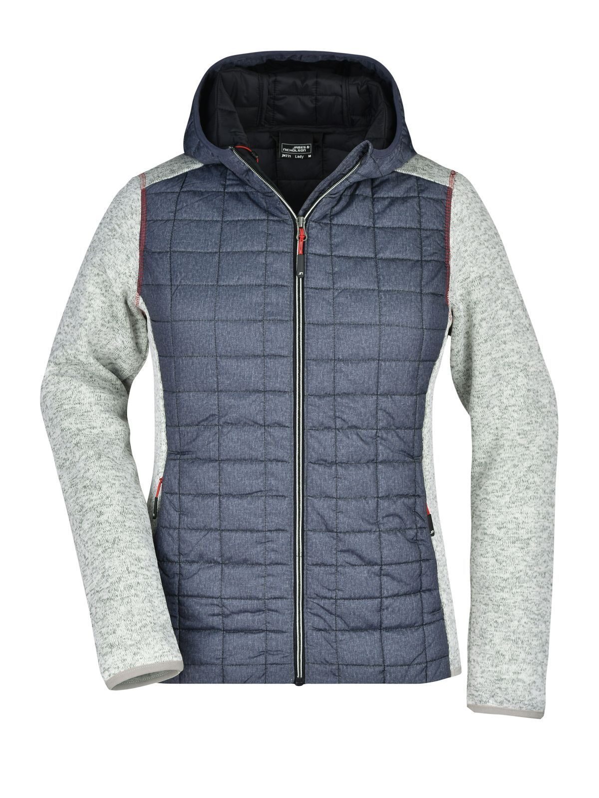 Ladies´ Knitted Hybrid Jacket - JN771 - James & Nicholson - immagine 4