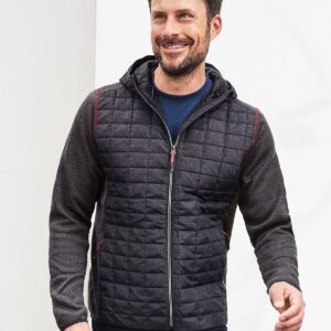 Men´s Knitted Hybrid Jacket - JN772 - James & Nicholson