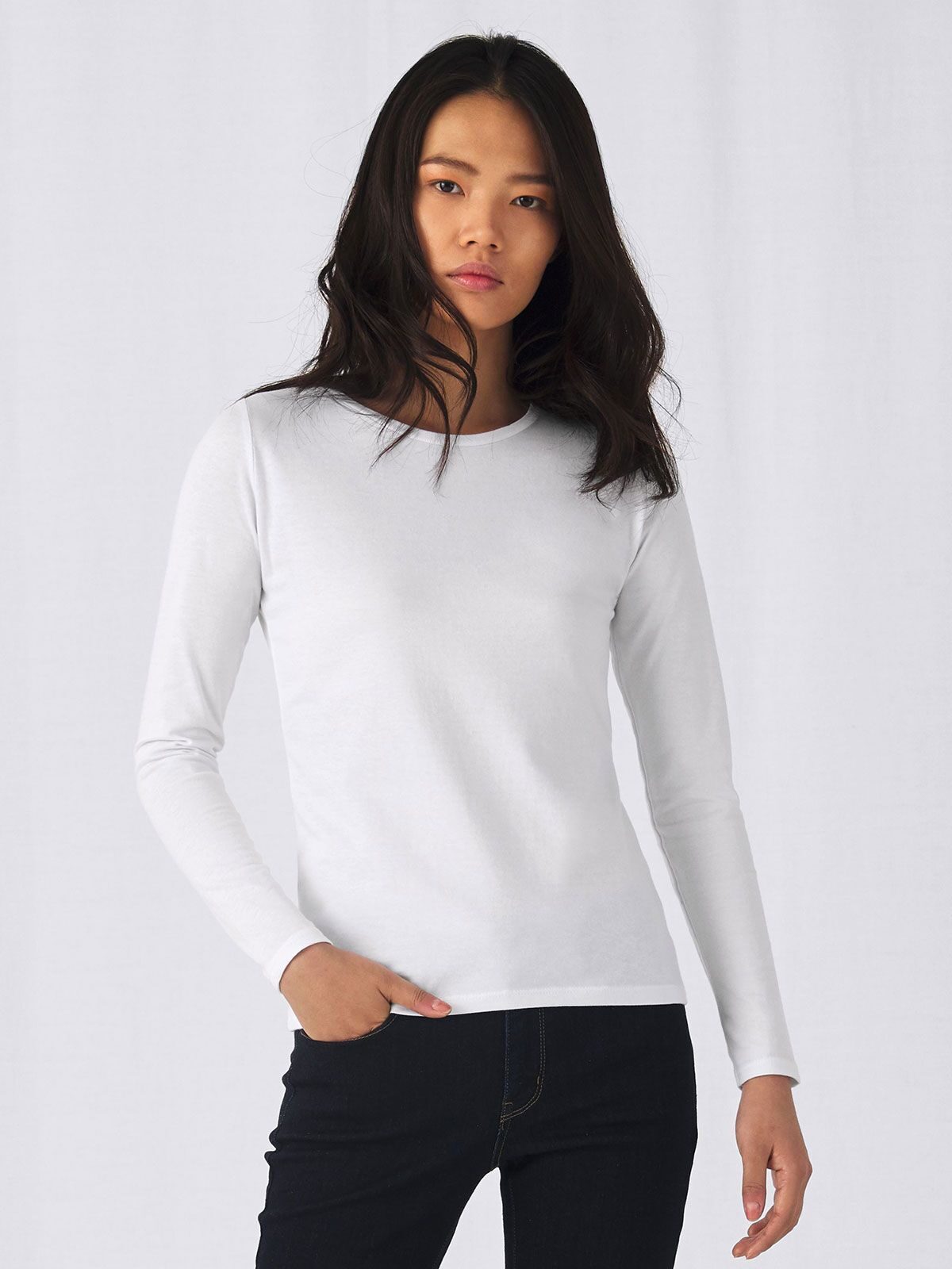 Women´s T-Shirt #E190 Long Sleeve – TW08T – B&C