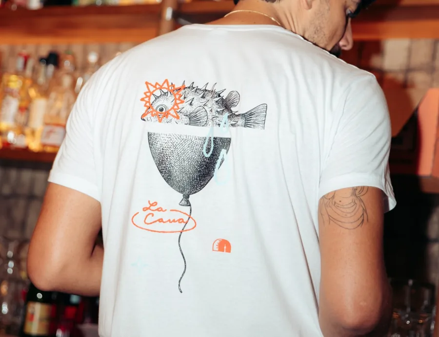 T-shirt staff La Cava Genova - CREA LAB